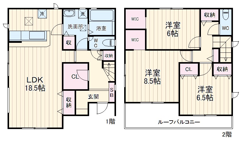 Kolet南栗橋#03の間取り