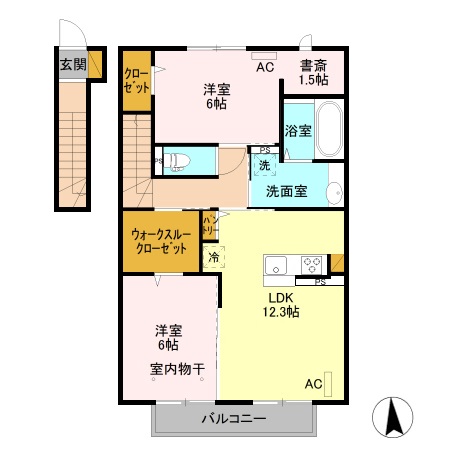 ニューエラ蒼海の間取り