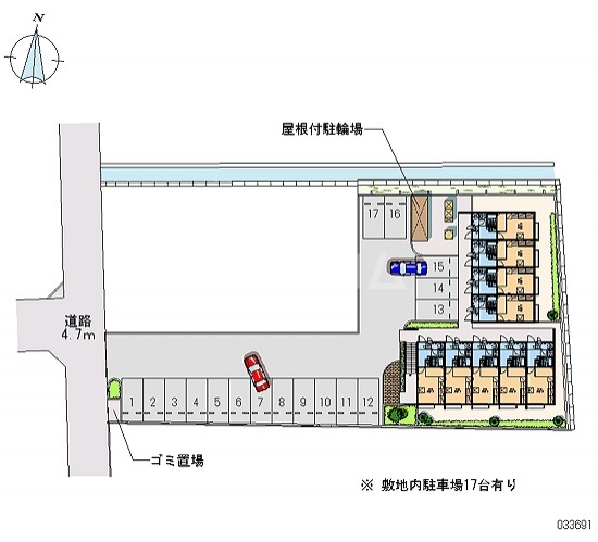 15/15 駐車場