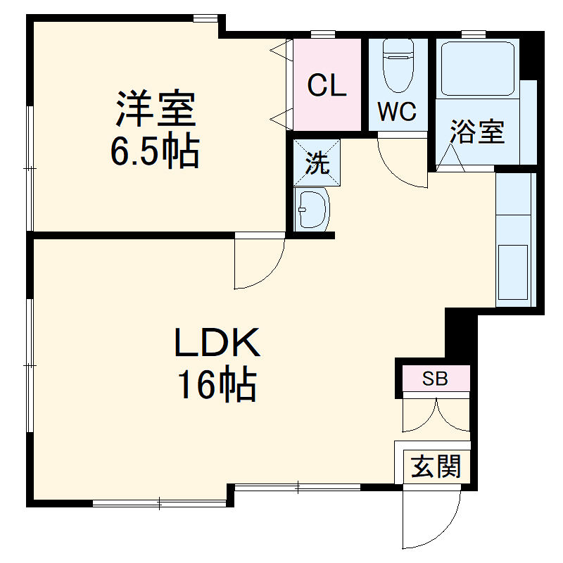 アンソレイエの間取り