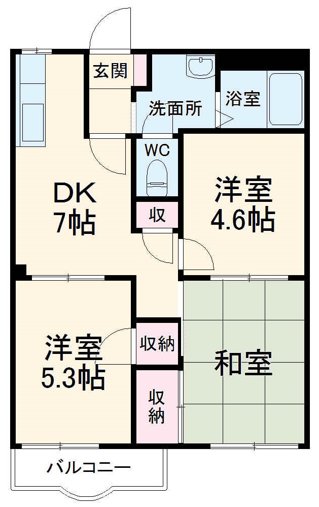 パークヒルズの間取り