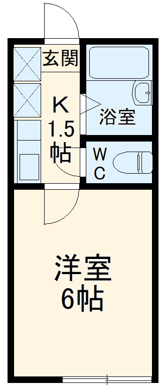 マーチ舞木・102号室の間取り
