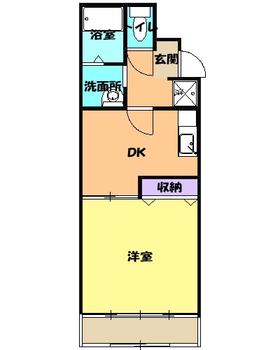 キュービックカーサ岡崎駅の間取り