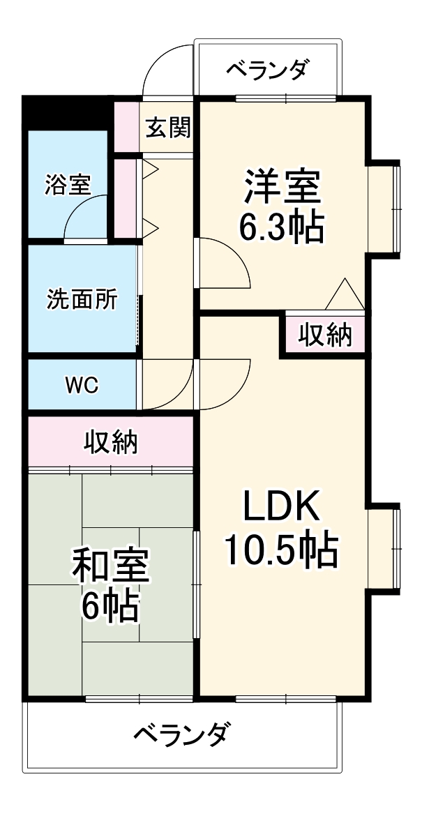 グリーンブリッジの間取り