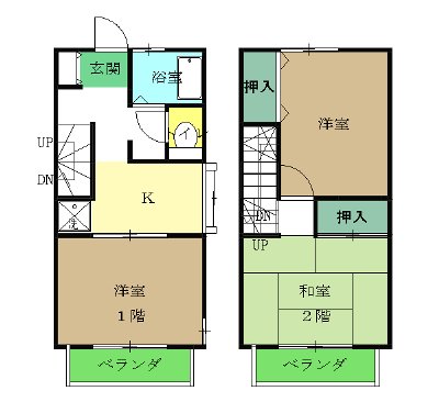 ハイクレスト大野の間取り