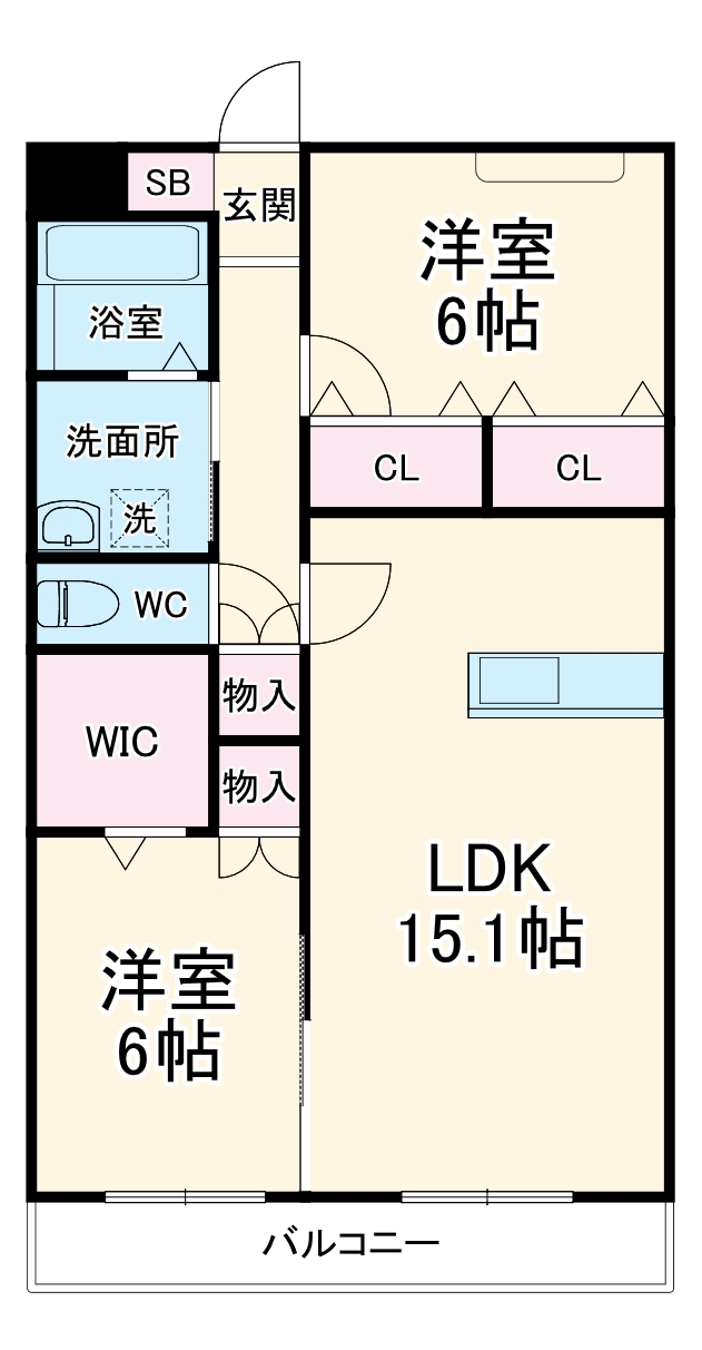 woodbell-Yの間取り