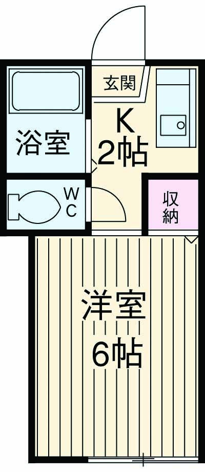 イオチハイツ2の間取り