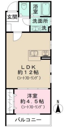 メゾンリヴゴーシュの間取り