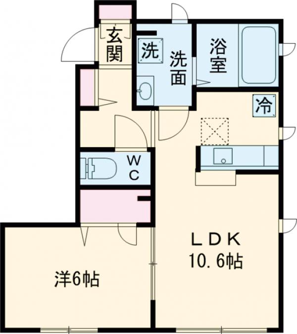 シャトレー武蔵野伍番館の間取り