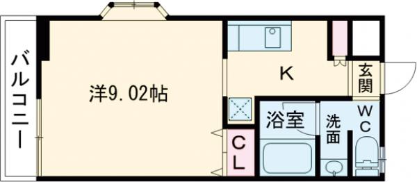 パークサイド菅原橋の間取り