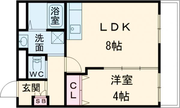キャッスル桂の間取り
