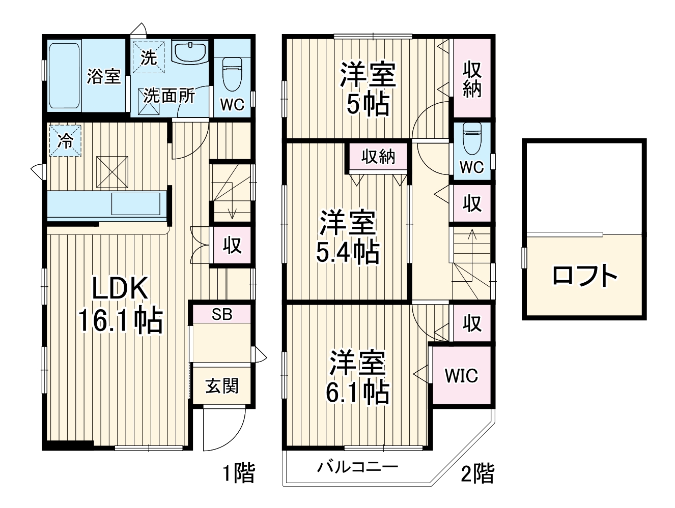 Kolet市川大野の間取り