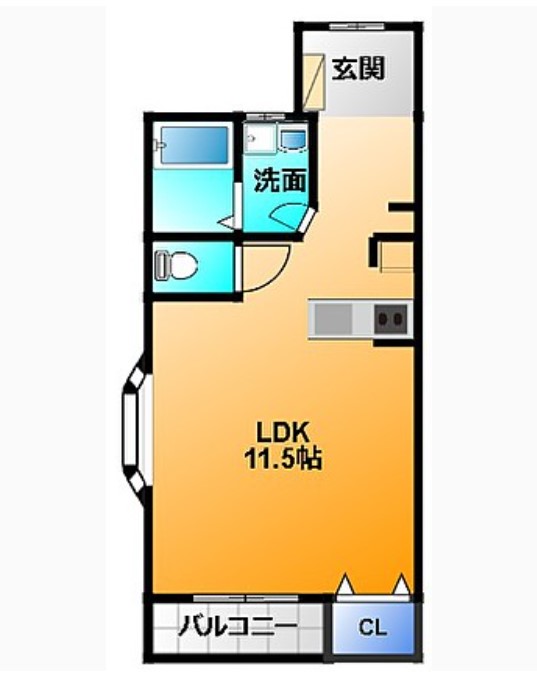 マンション司Ⅱの間取り