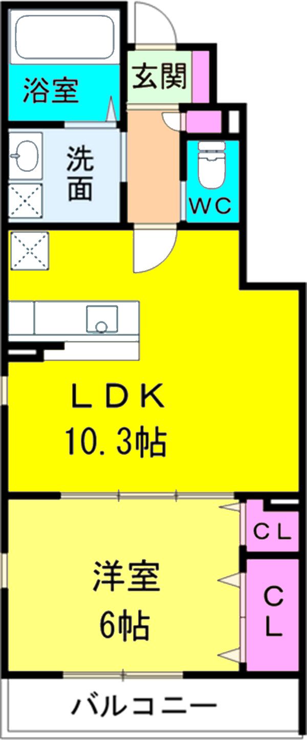 アムール松飛台の間取り