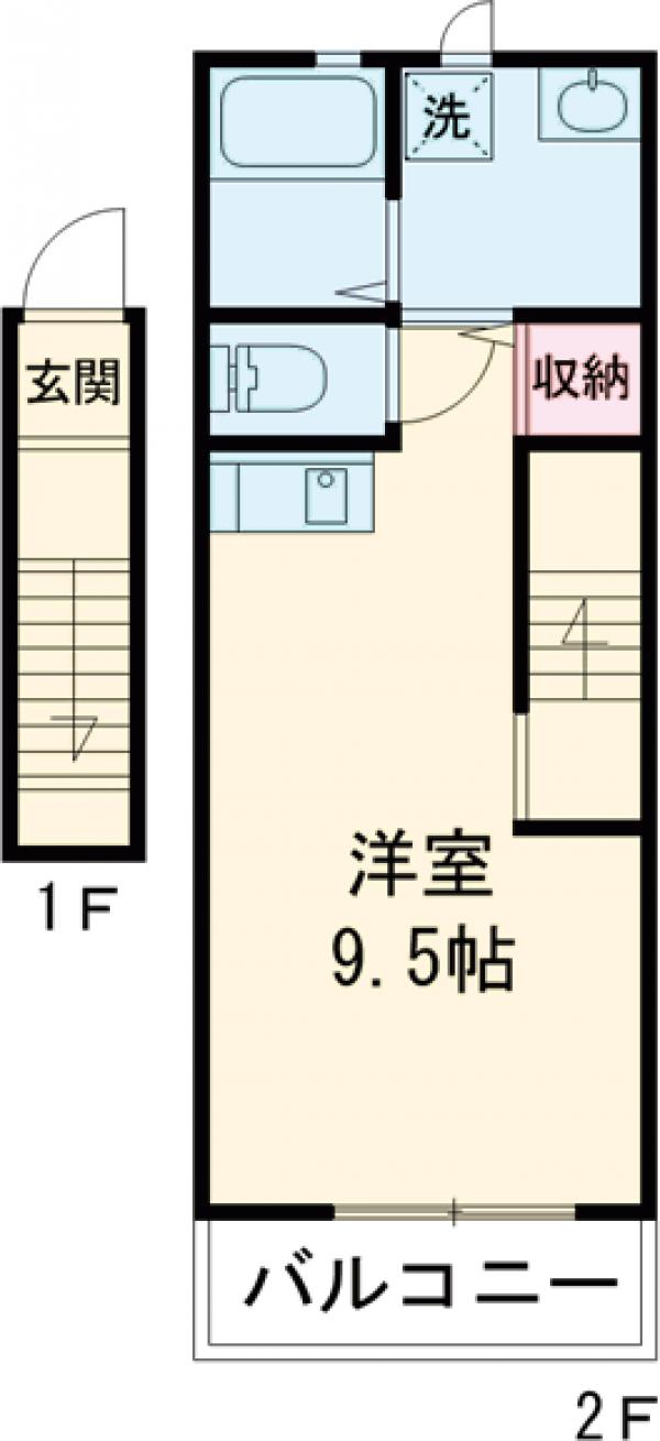 アクアシティ片倉の間取り