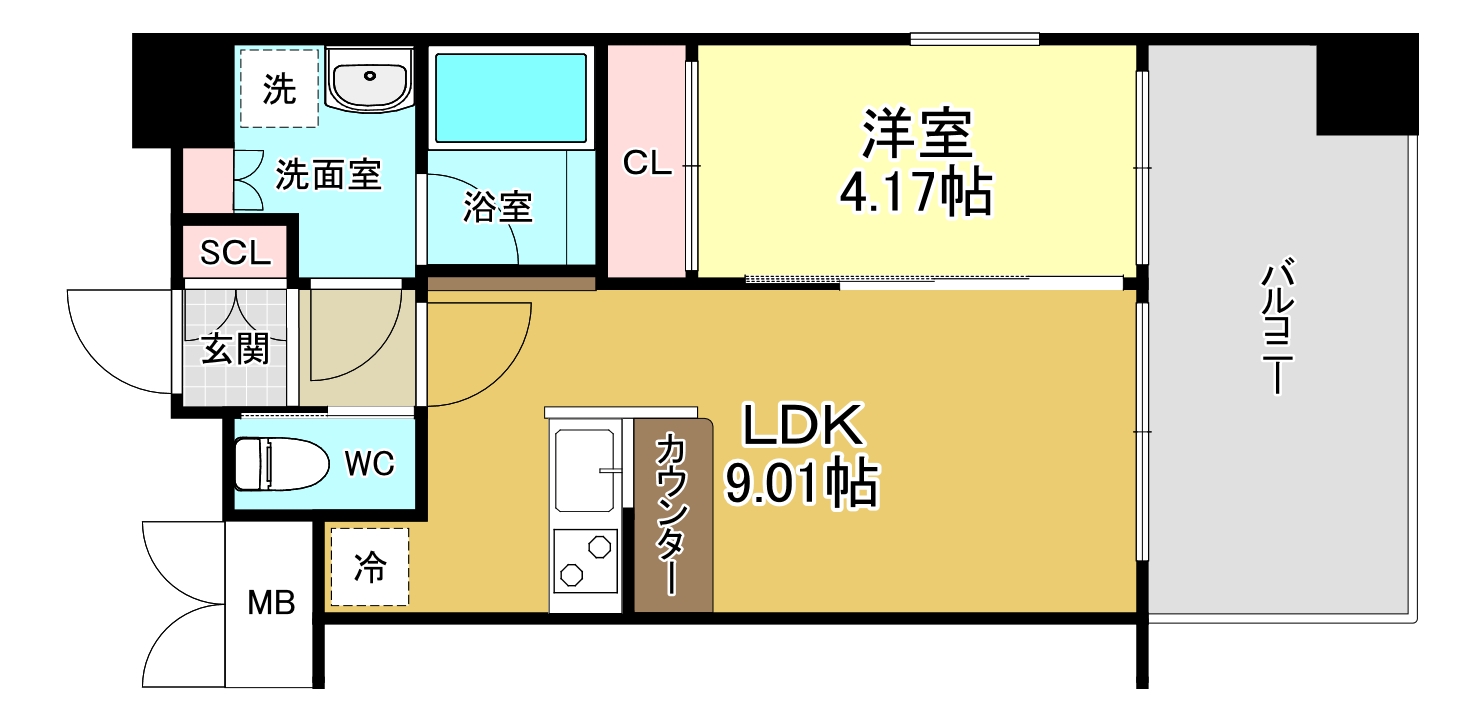 プレジオ緑地公園の間取り