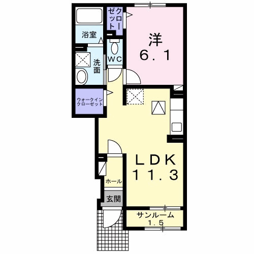 ル　シエルの間取り