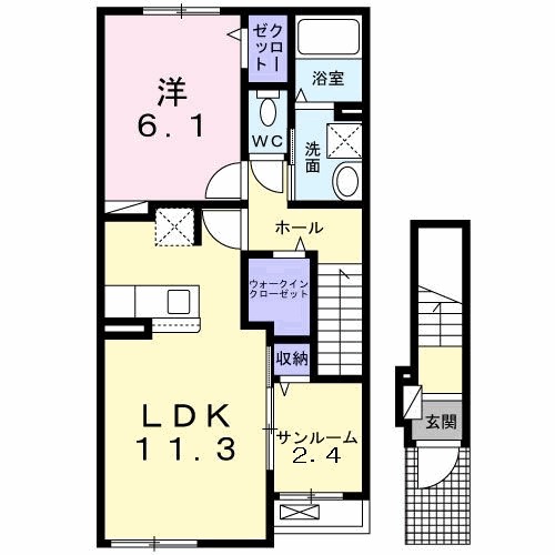 ル シエルの間取り