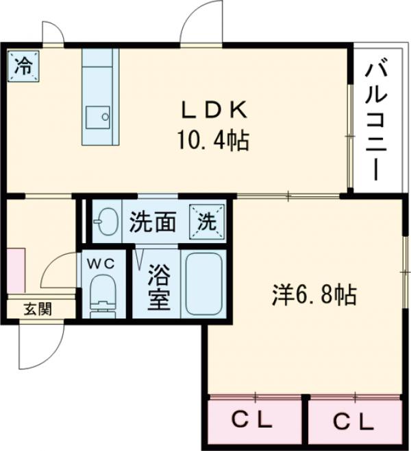 自由が丘ロングフィールドの間取り