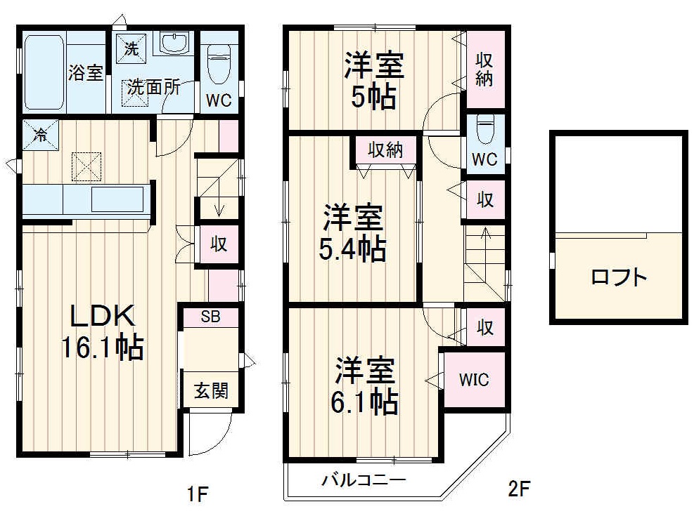Kolet市川大野の間取り
