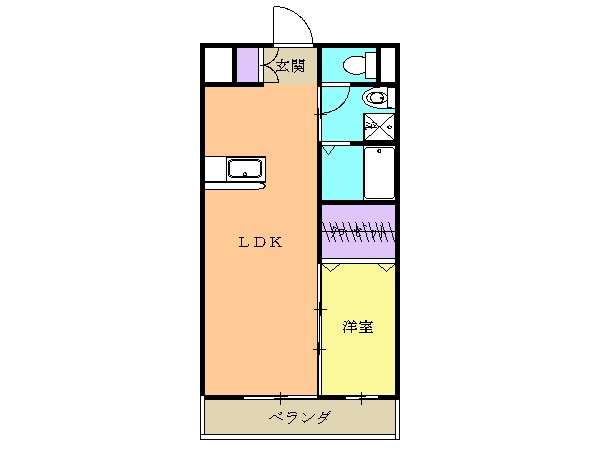 MハウスⅡの間取り