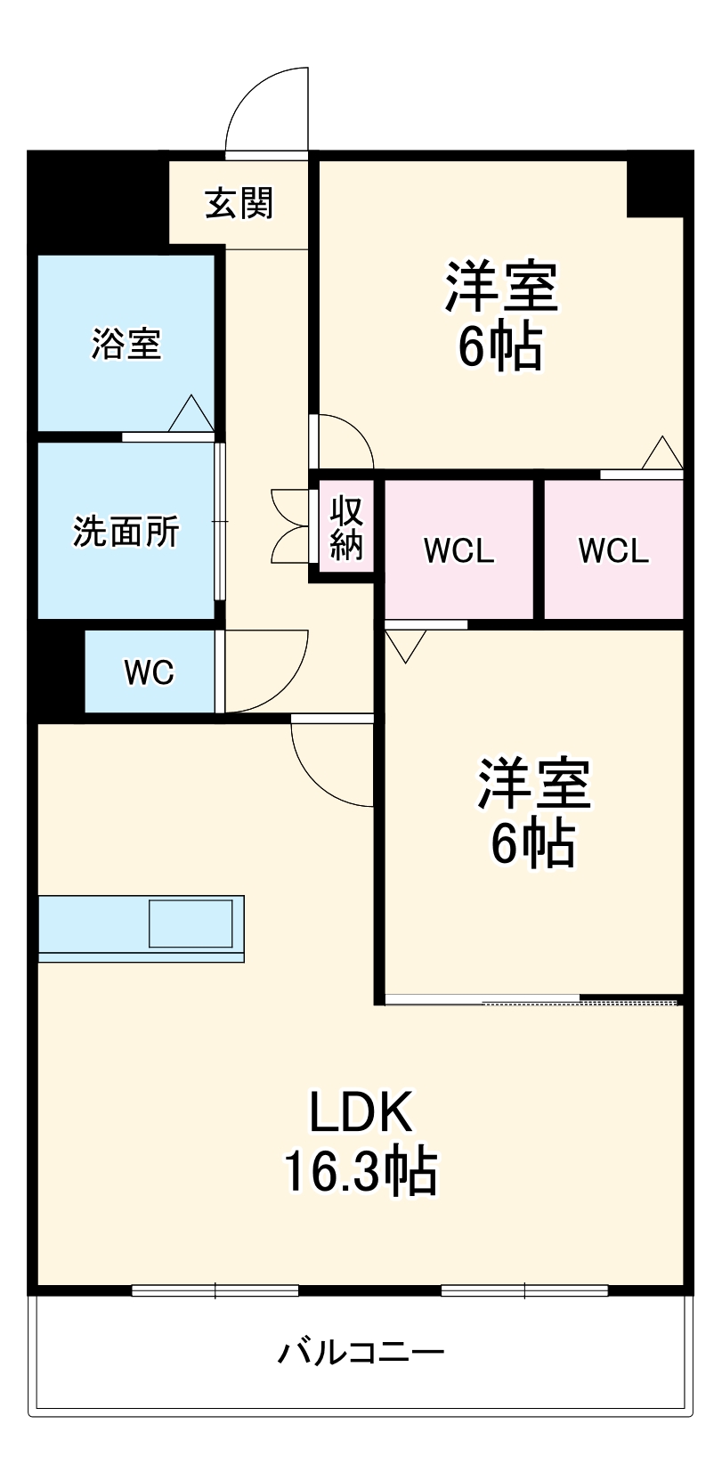 solanaの間取り