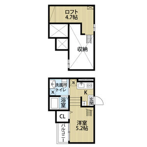 CRASTINE芝町の間取り