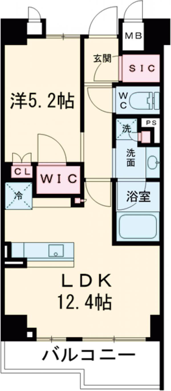 ル・シュクレ永福の間取り