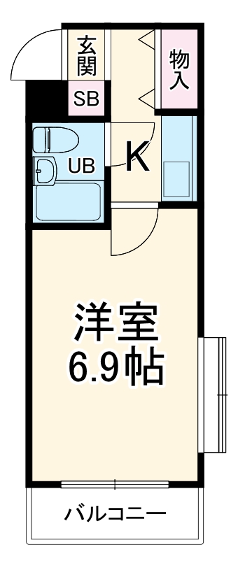 ユーコート浦安の間取り