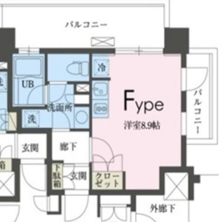 ガレリア東新宿の間取り