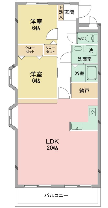 メゾンヤマカAの間取り