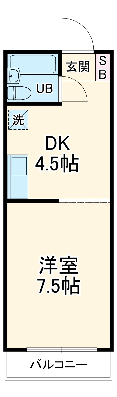 カーサふじみ野の間取り