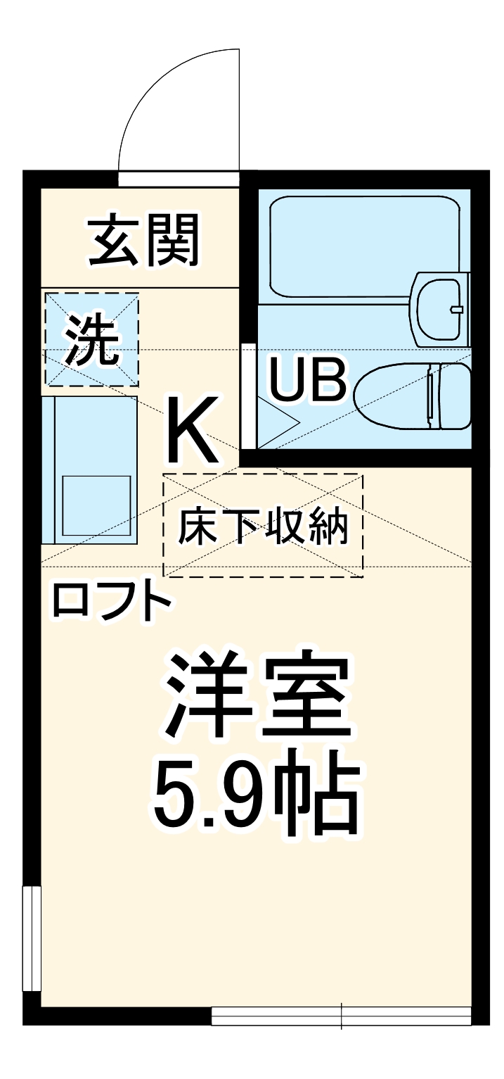 カーサ・クオーレ神大寺の間取り