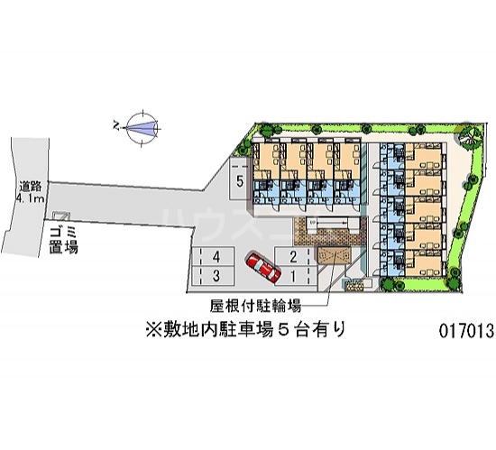 12/17 駐車場