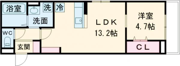 BeLsia(ベルシア)の間取り