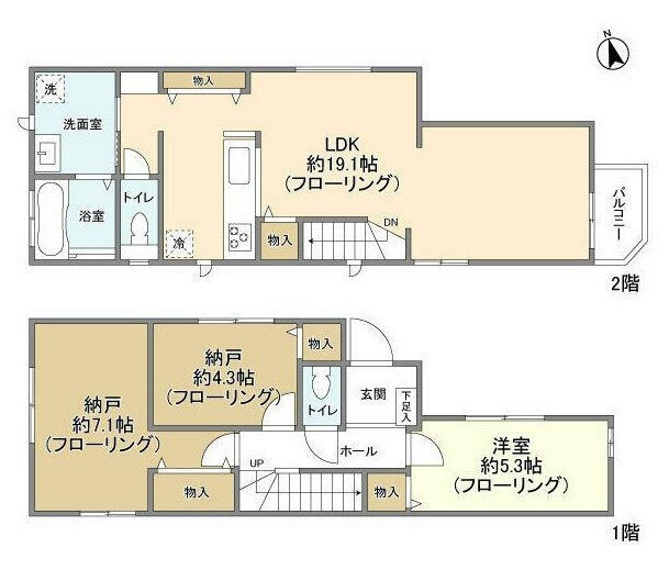 Ｋｏｌｅｔ目黒南・-号室の間取り