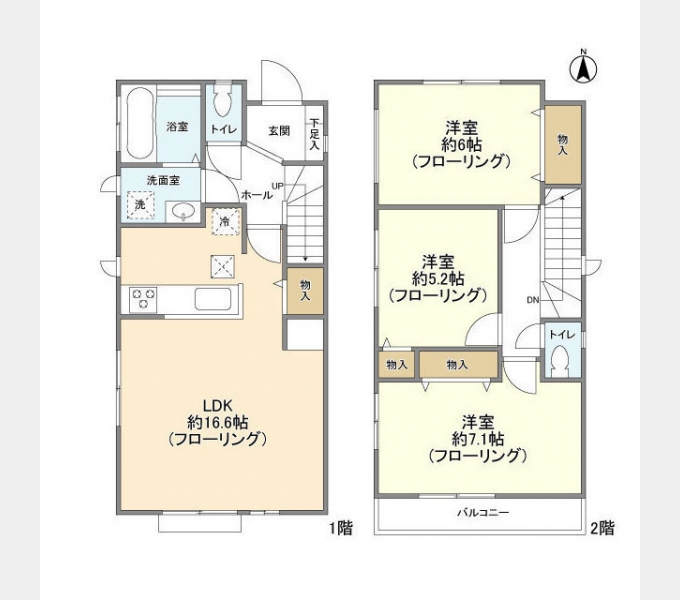 Kolet滝不動#04の間取り