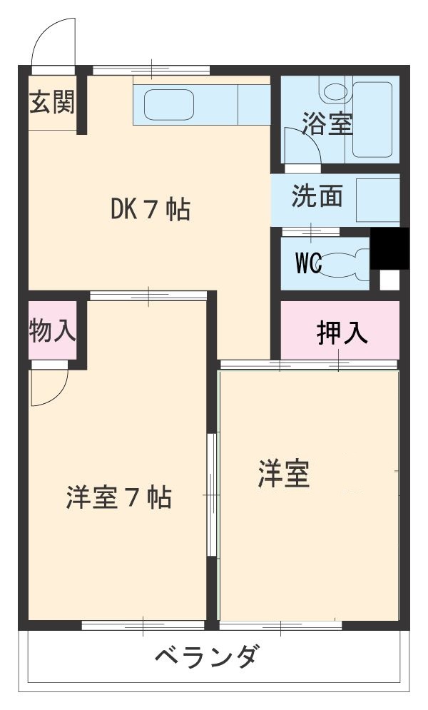 ニュー幸田プラザの間取り