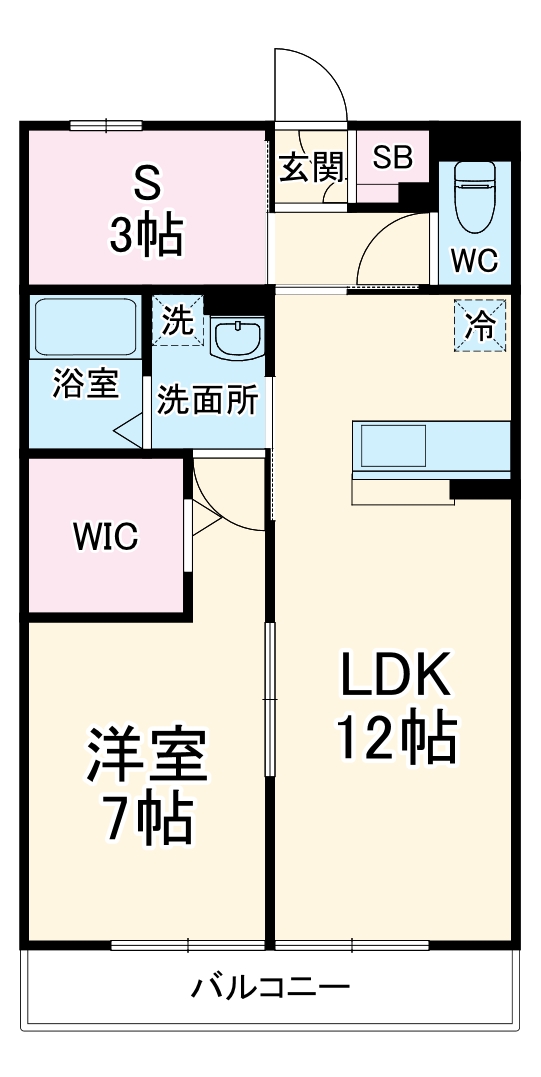 リュイール Ⅱの間取り