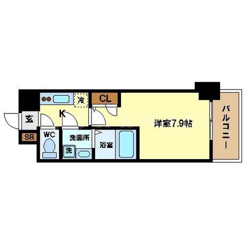 アーデン谷町の間取り