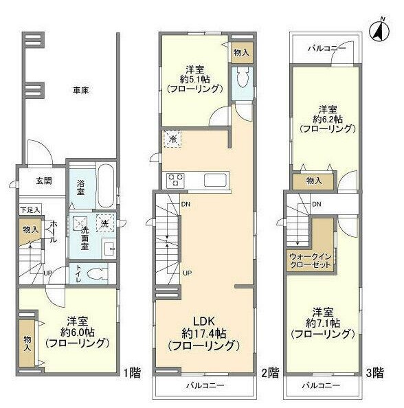 Kolet久が原の間取り