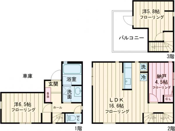 Kolet平和台の間取り