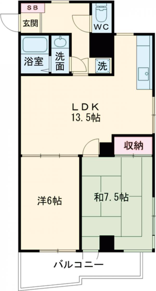 イージス高円寺の間取り