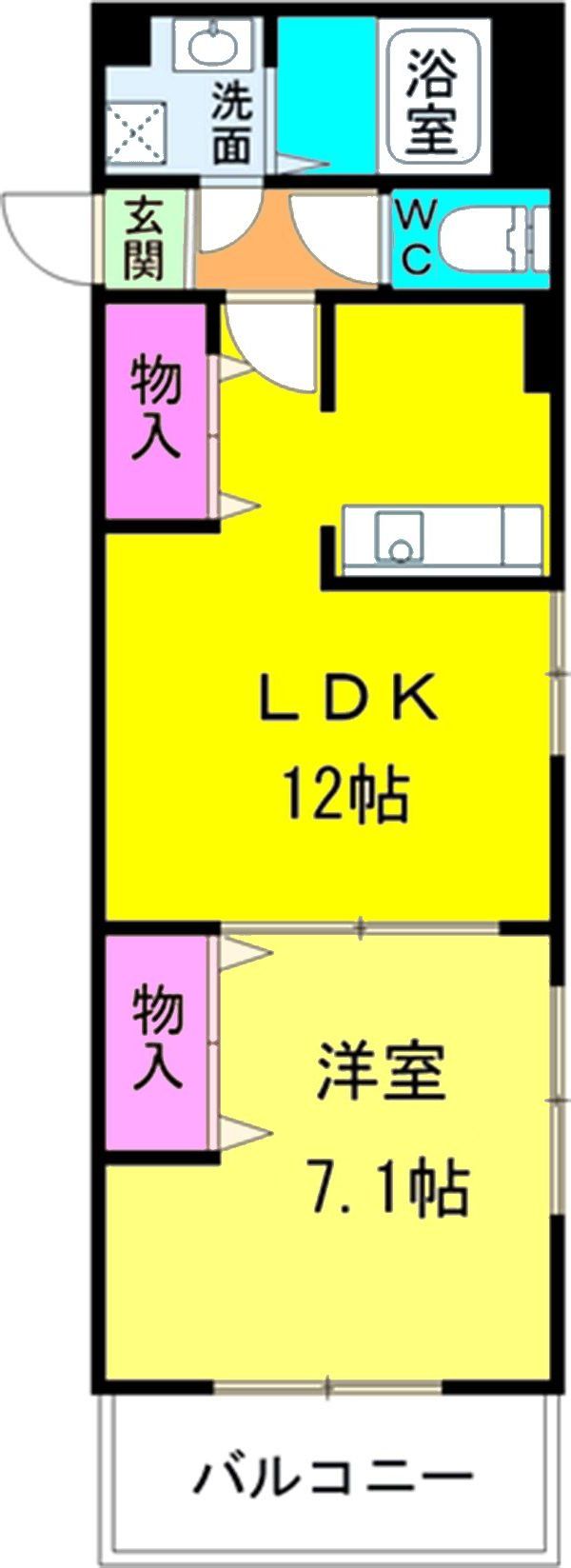 プレシャスヴィラ松戸の間取り