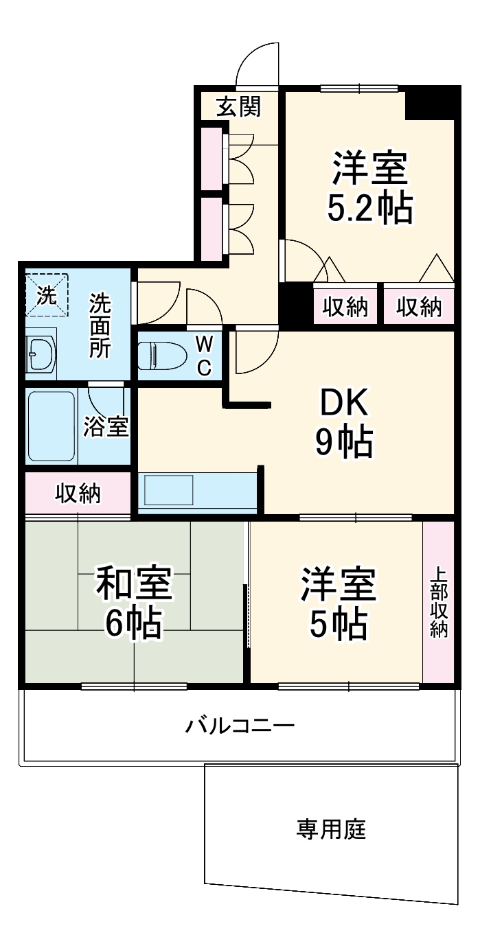 ガーデンヒルズ西所沢の間取り
