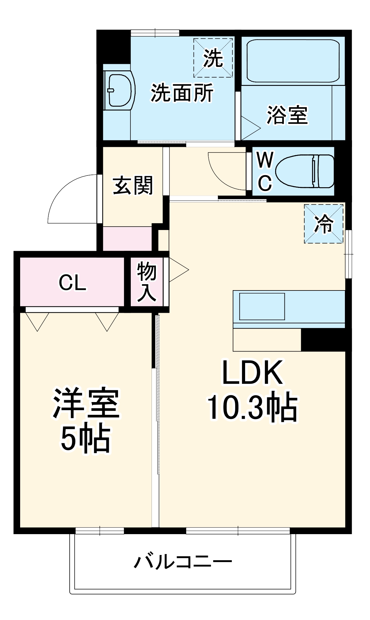 クレア笠寺の間取り
