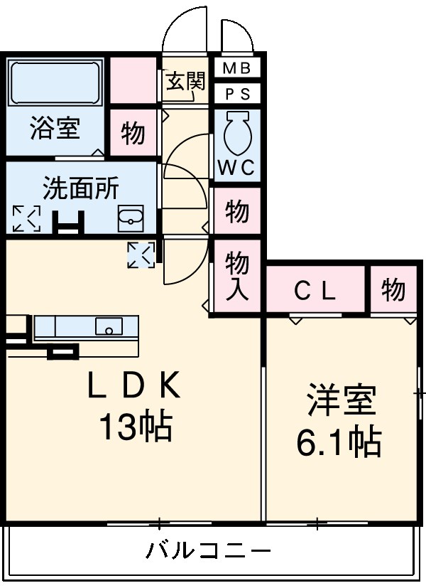 フローリッシュの間取り