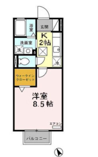フォーサイト大西の間取り
