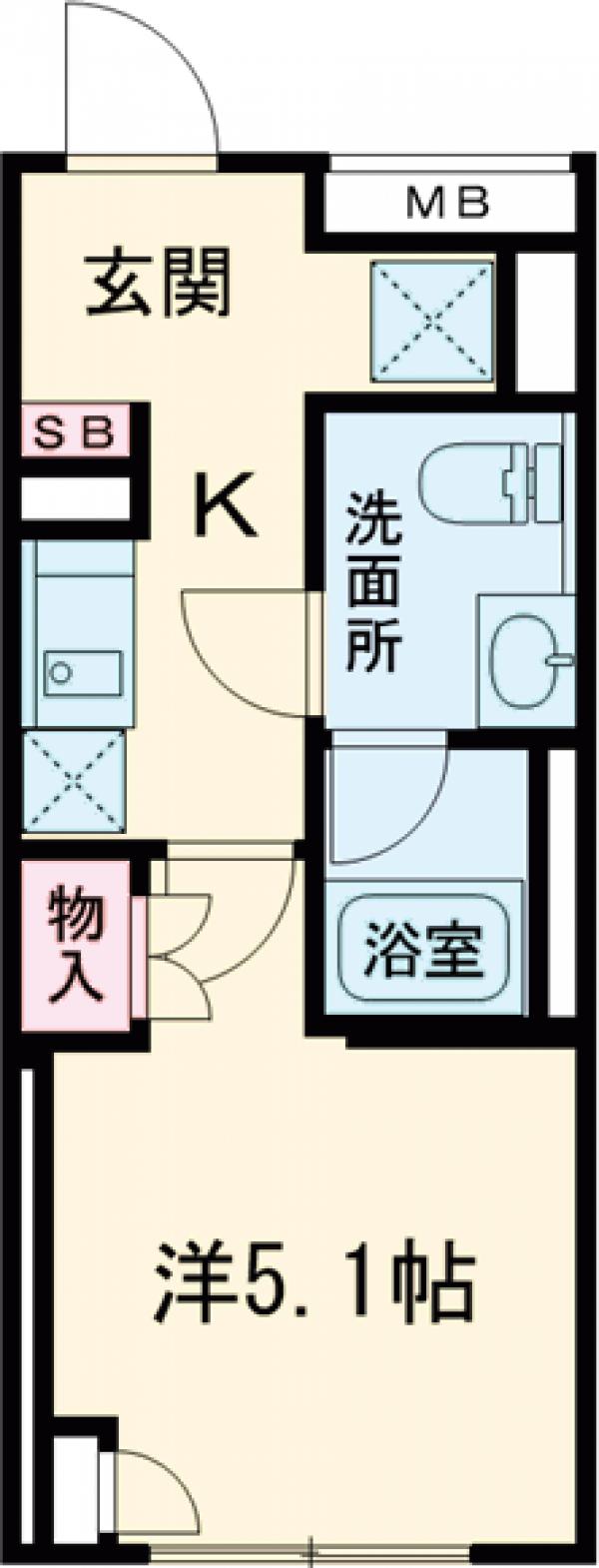 Fika大井町の間取り