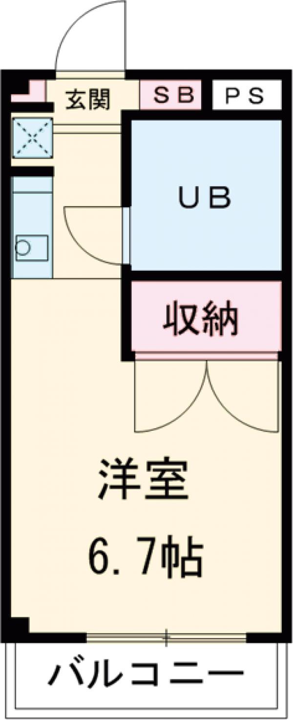 西恋ハイツの間取り